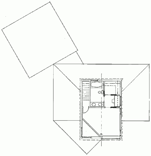 План верхнего уровня солнечного дома Fay Residence