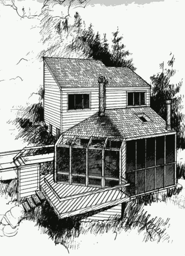 Внешний вид солнечного дома Goldstein Residence