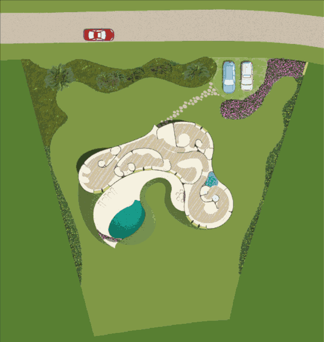 План второго этажа органического дома Амёба