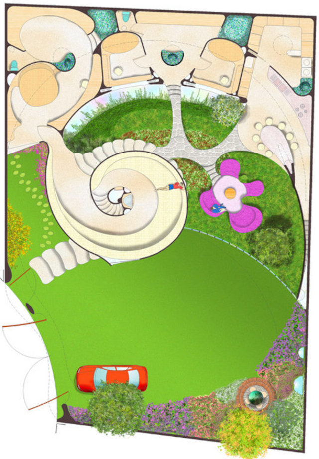 План органического дома Nautilus