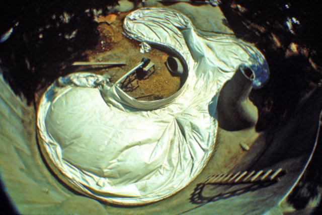 Устанавливается надувная опалубка органического дома Мексиканский кит