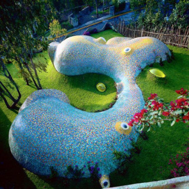 Отделка органического дома Мексиканский кит завершена