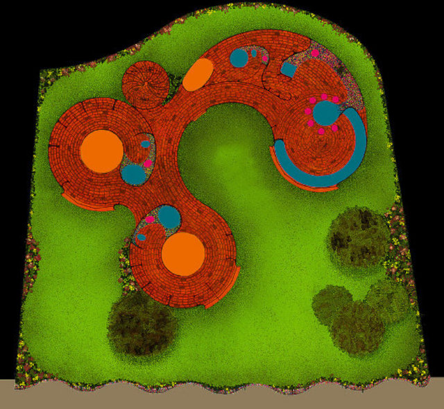 План органического дома Мексиканский кит