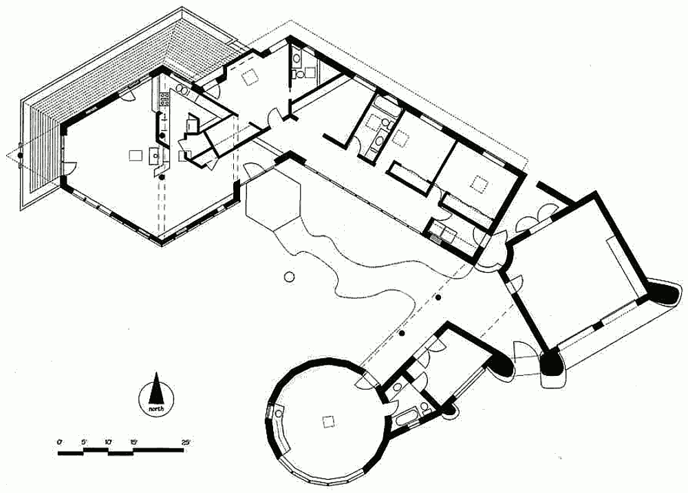 План солнечной резиденции Neeley