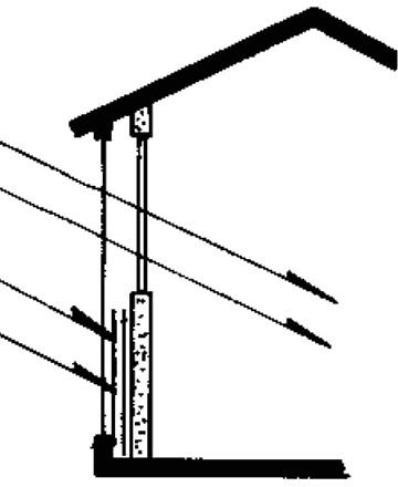 Верхняя часть абсорбера солнечного коллектора опущена
