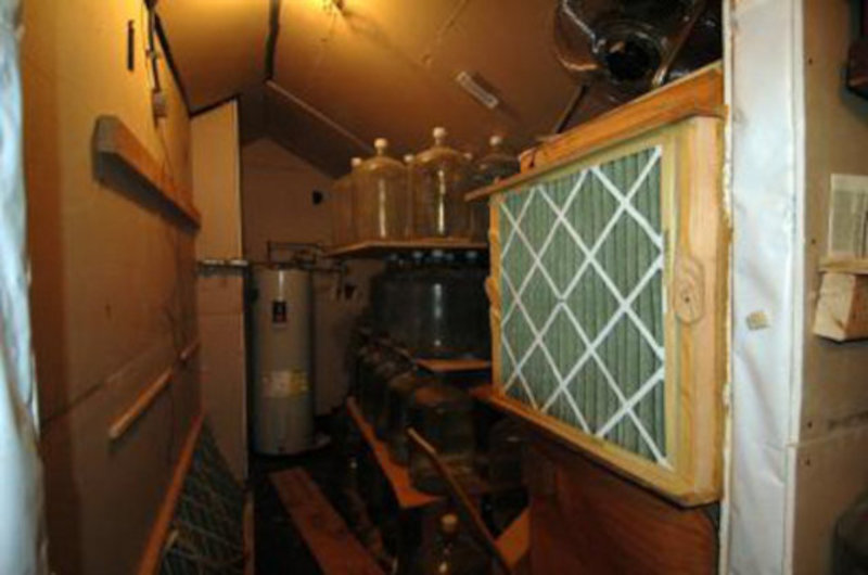 Верхняя система аккумулирования тепла солнечного дома в Боксборо