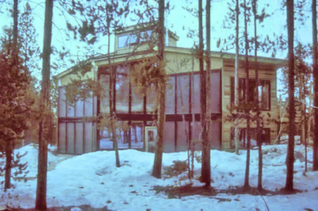 Внешний вид солнечного дома Chaloupka Residence