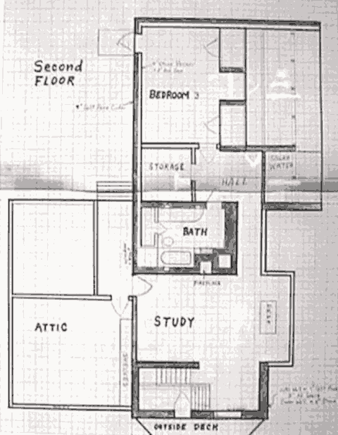 План второго уровня солнечного дома Chez Soleil