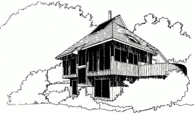 Пассивный солнечный дом в Кантоне, внешний вид