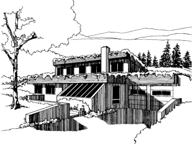 Пвссивный солнечный дом в Майерсвилле, внешний вид