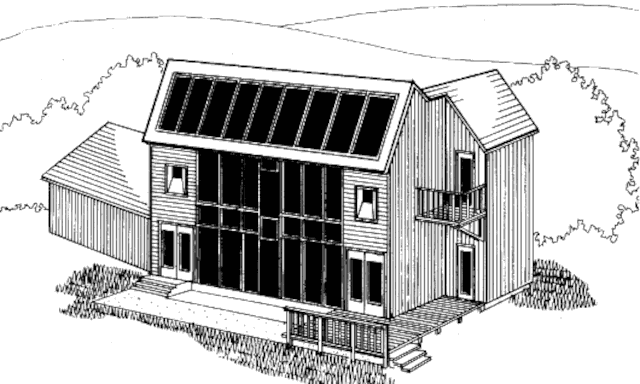 Гибридный солнечный дом в Вирджиния-Бич, внешний вид