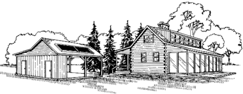 Пассивный солнечный дом в Винчестере, внешний вид