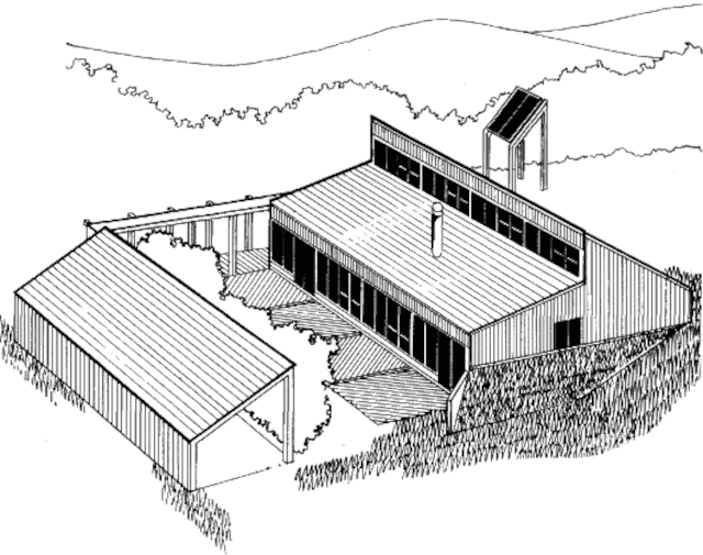 Пассивный солнечный дом в Уайтевилле, внешний вид