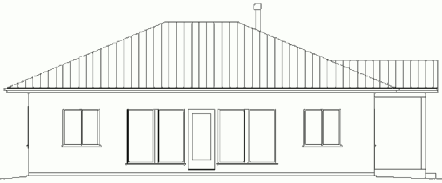 Солнечный дом из соломенных блоков Strawbale Solar Abode, южный фасад