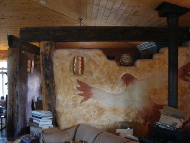 Землебитный дом Kennedy House, интерьер