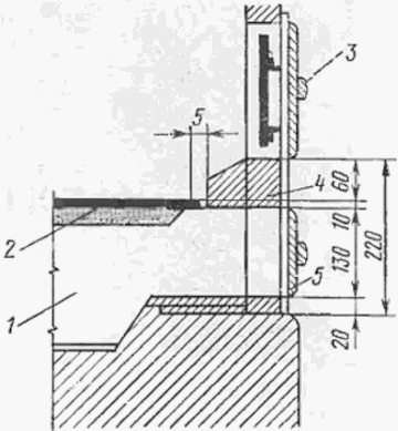 Установка колосниковой решётки