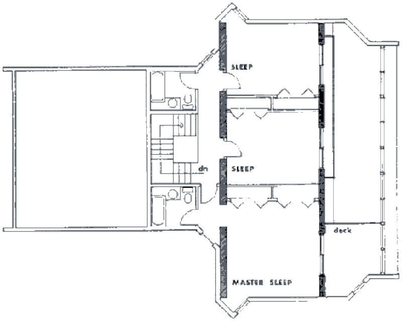 Пассивный солнечный дом Sunstar House, план второго этажа