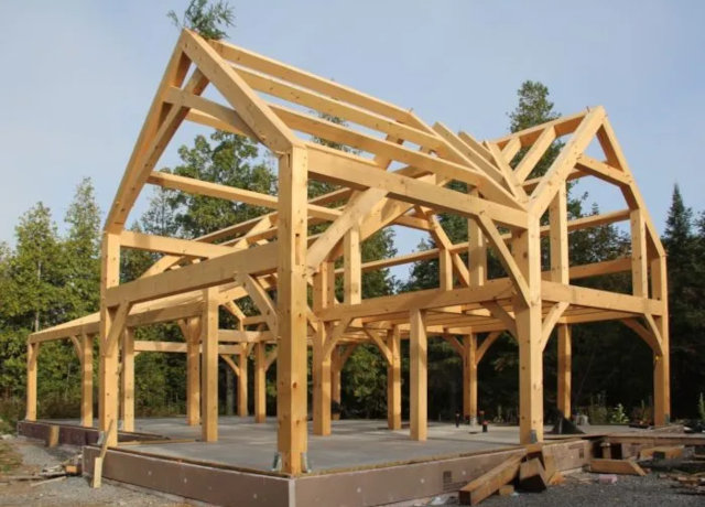timber frame house 1