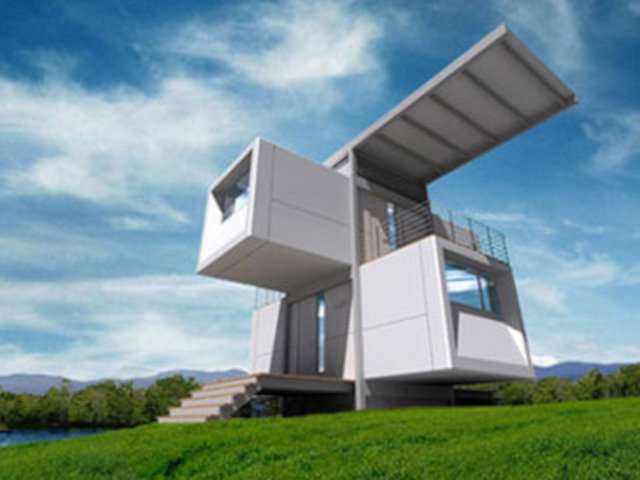 Дом с нулевым потреблением энергии Zero House, внешний вид