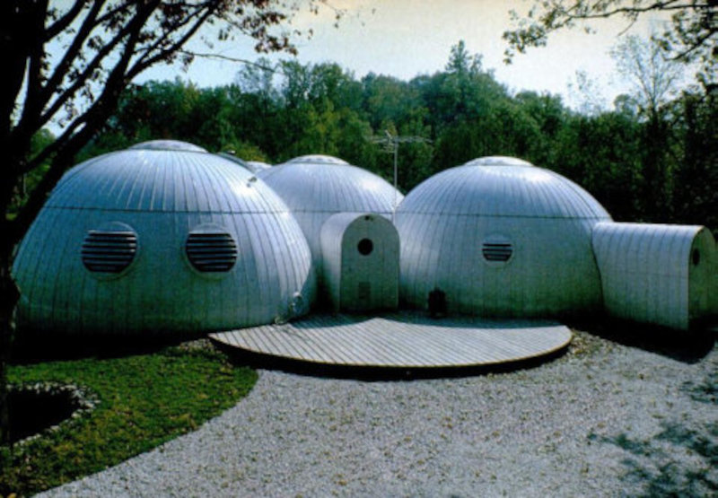 Внешний вид суперизолированного купольного дома