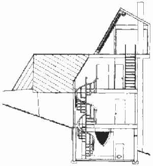 Разрез солнечного дома