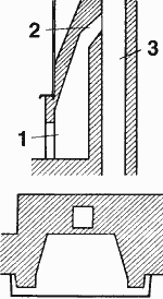 Камин с боковым расположением дымового канала