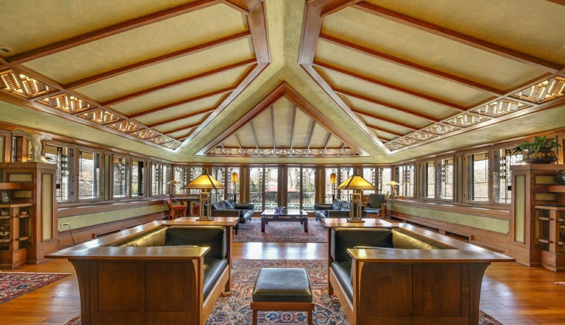 Дом Эйвери Кунли (Coonley House), интерьер