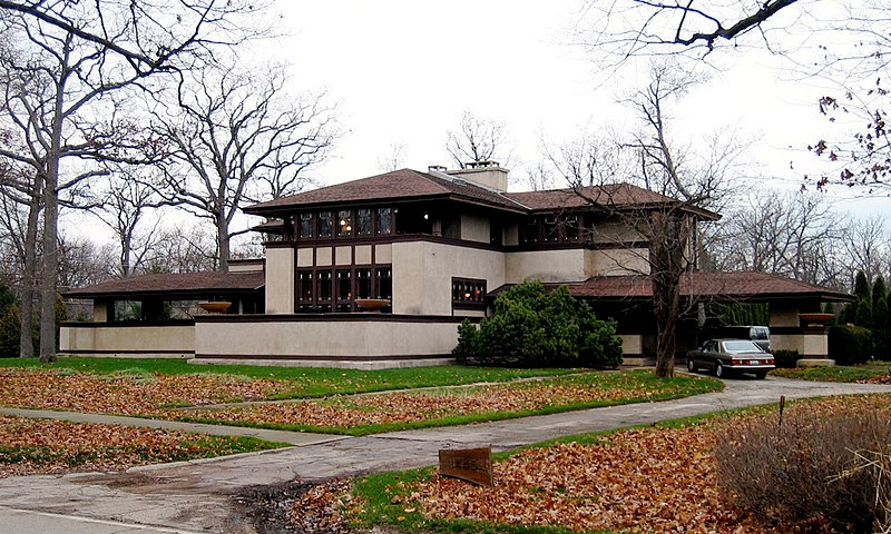 Дом Уиллитса (Willits House), вид с улицы