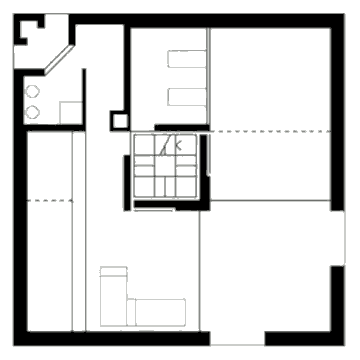 Вилла Бьянки (Casa Bianchi), план второго этажа