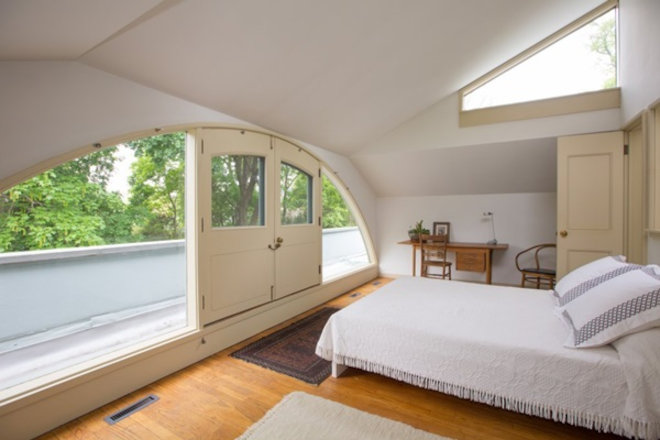 Vanna Venturi House - особняк матери Роберта Вентури, спальня хозяйки