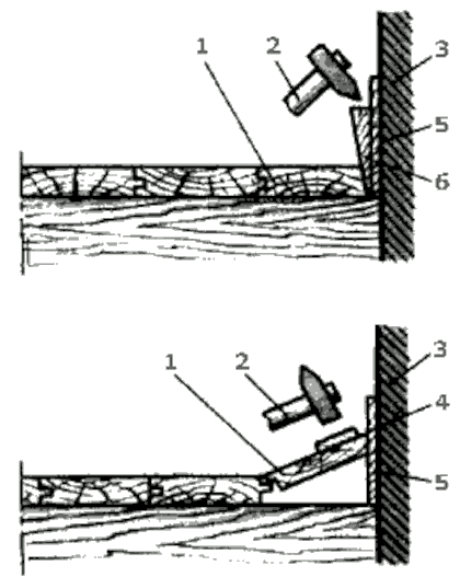 Укладка последней доски