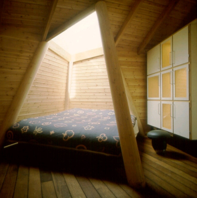 Экологический дом Villa Vision, спальня хозяев