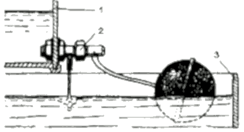 Поплавковый клапан системы
