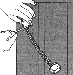 Установка автоматической защёлки