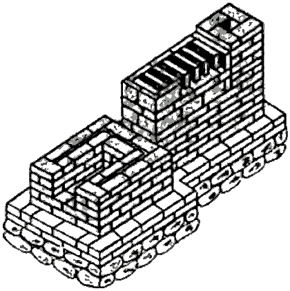 Соединение калорифера с топливником