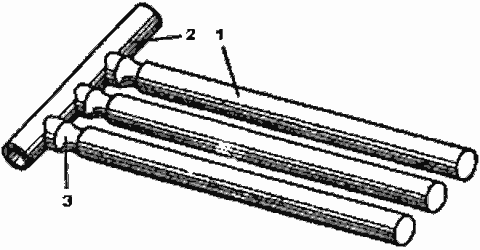 Узлы вакуумного стеклянного трубчатого коллектора