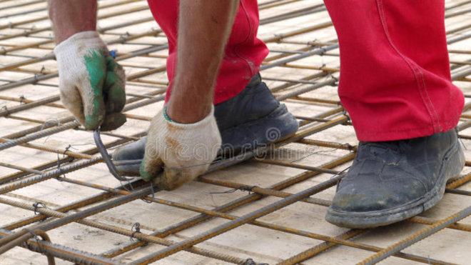 Армирование плиты