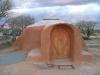 Землебитный купольный дом EarthDome House